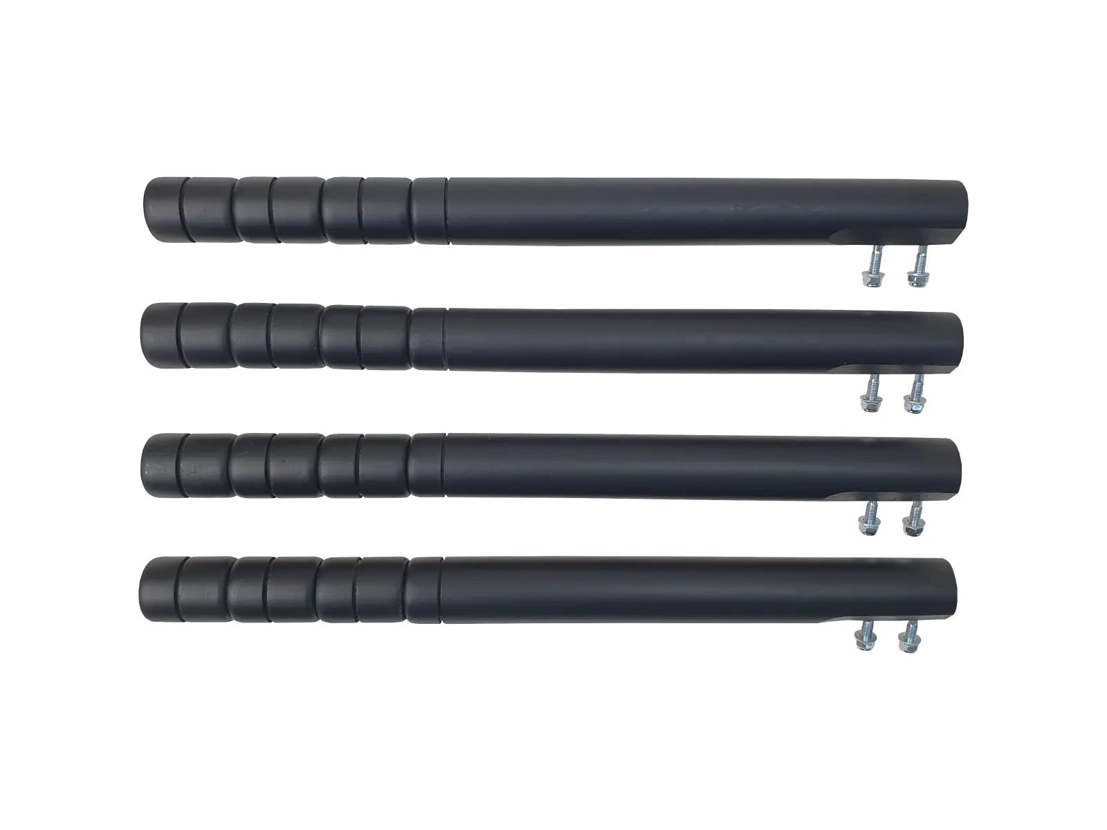 Nogi okrągłe 40 - 58 cm, 4 szt. - czarne