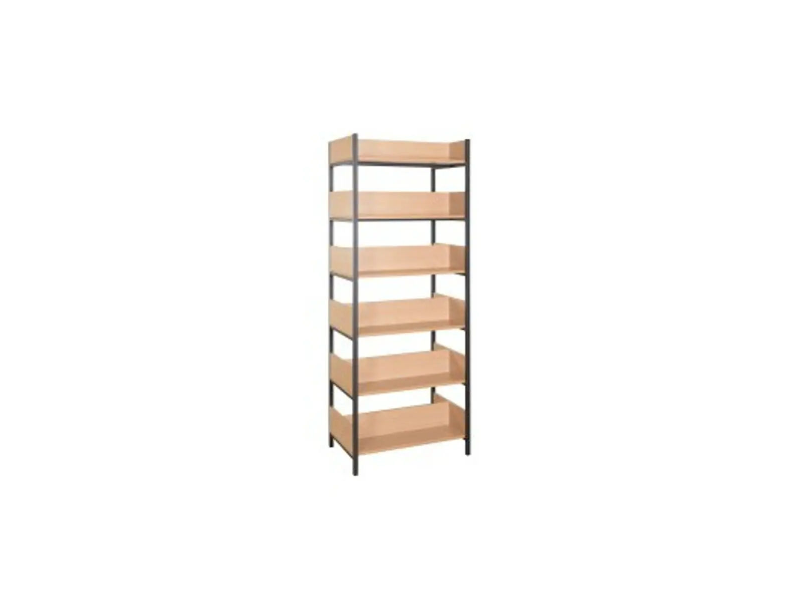 Regał biblioteczny dwustronny 6PD