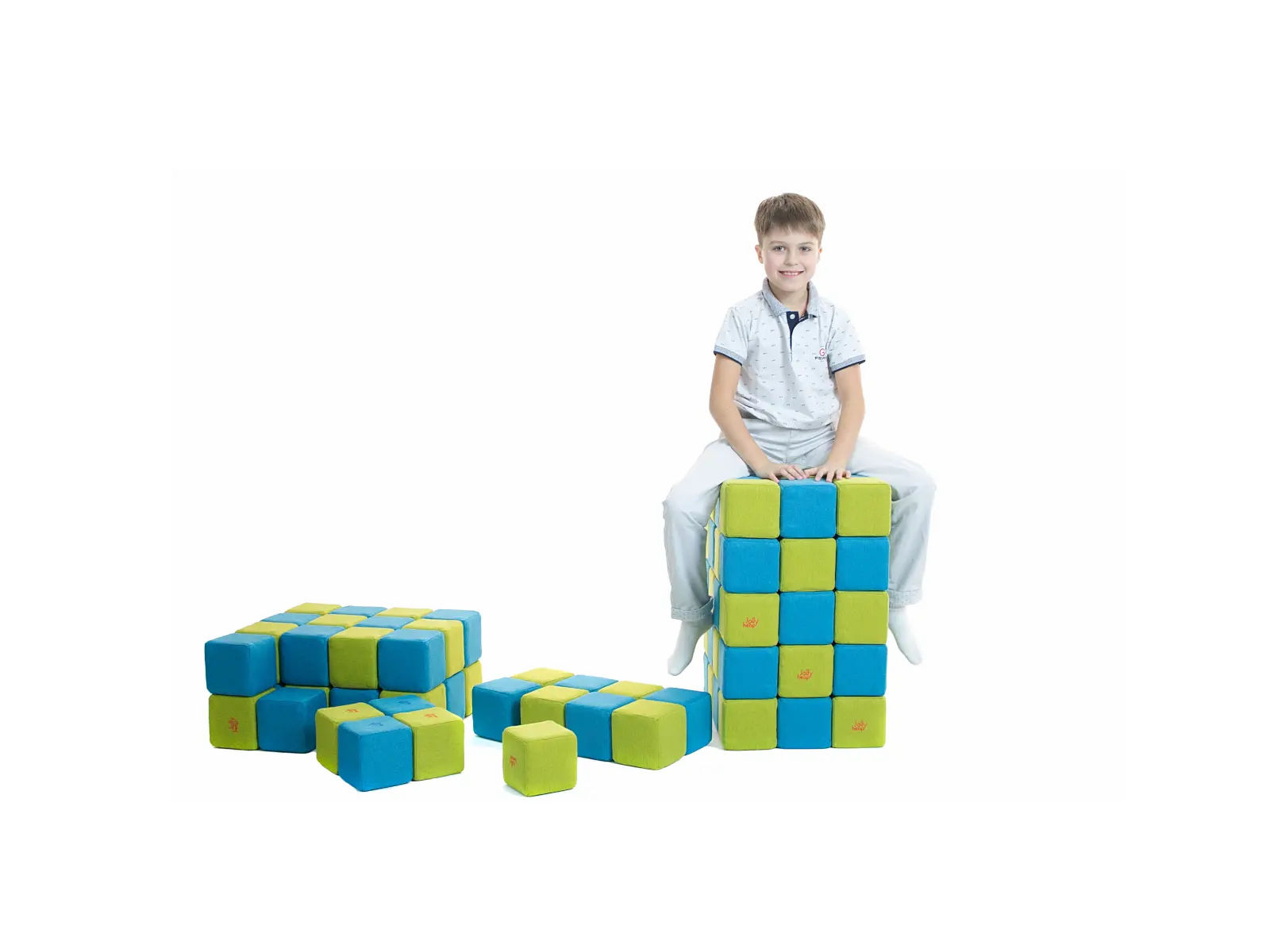 Klocki JOLLY HEAP Basic 100 sztuk 1122