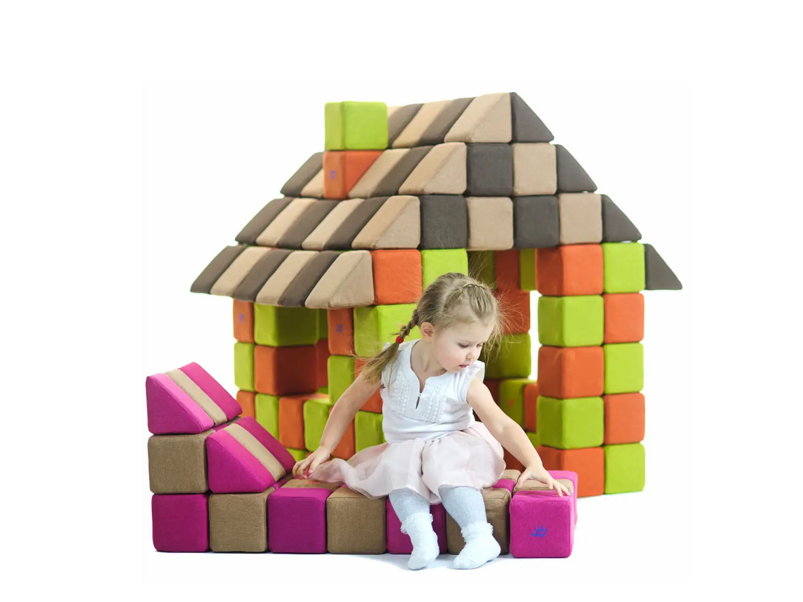 Klocki JOLLY HEAP Basic 100 sztuk 1422
