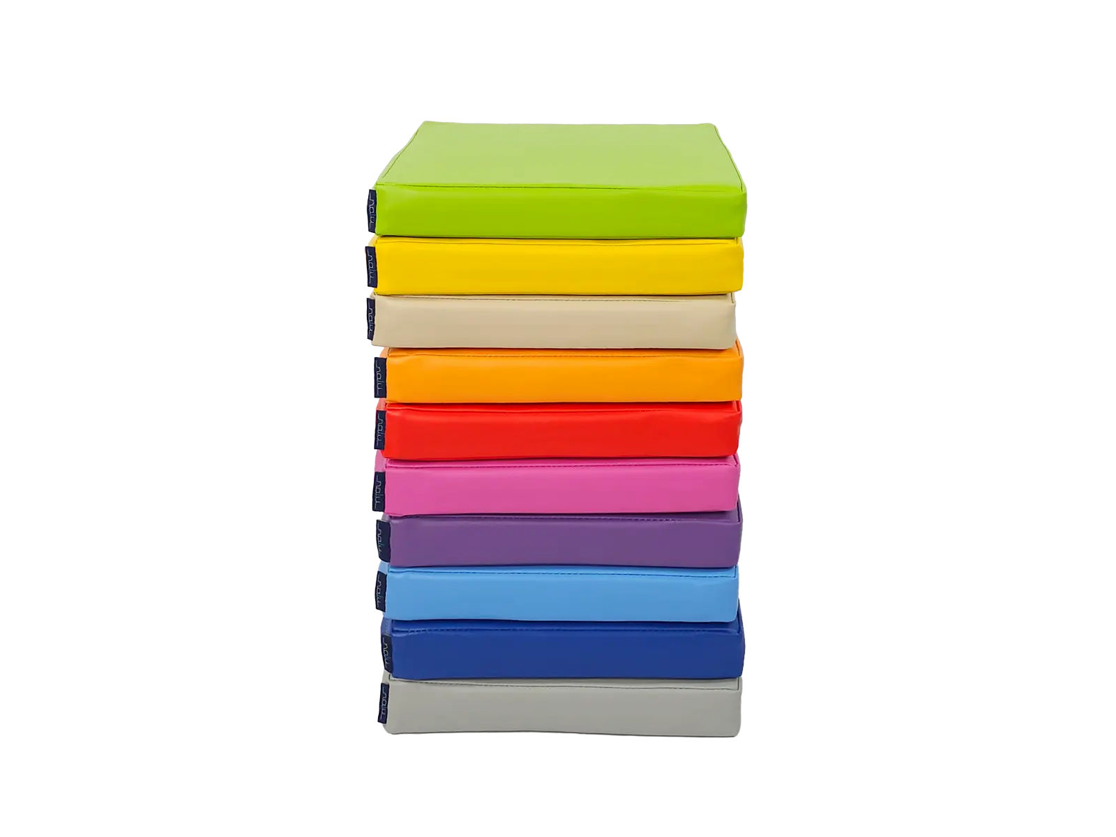 Set of Foam Seating Cushions - Square Cushions 35x35x5cm - 10 pcs.