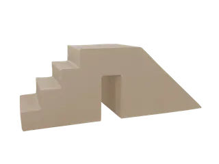 Steps with Slide for Ball...