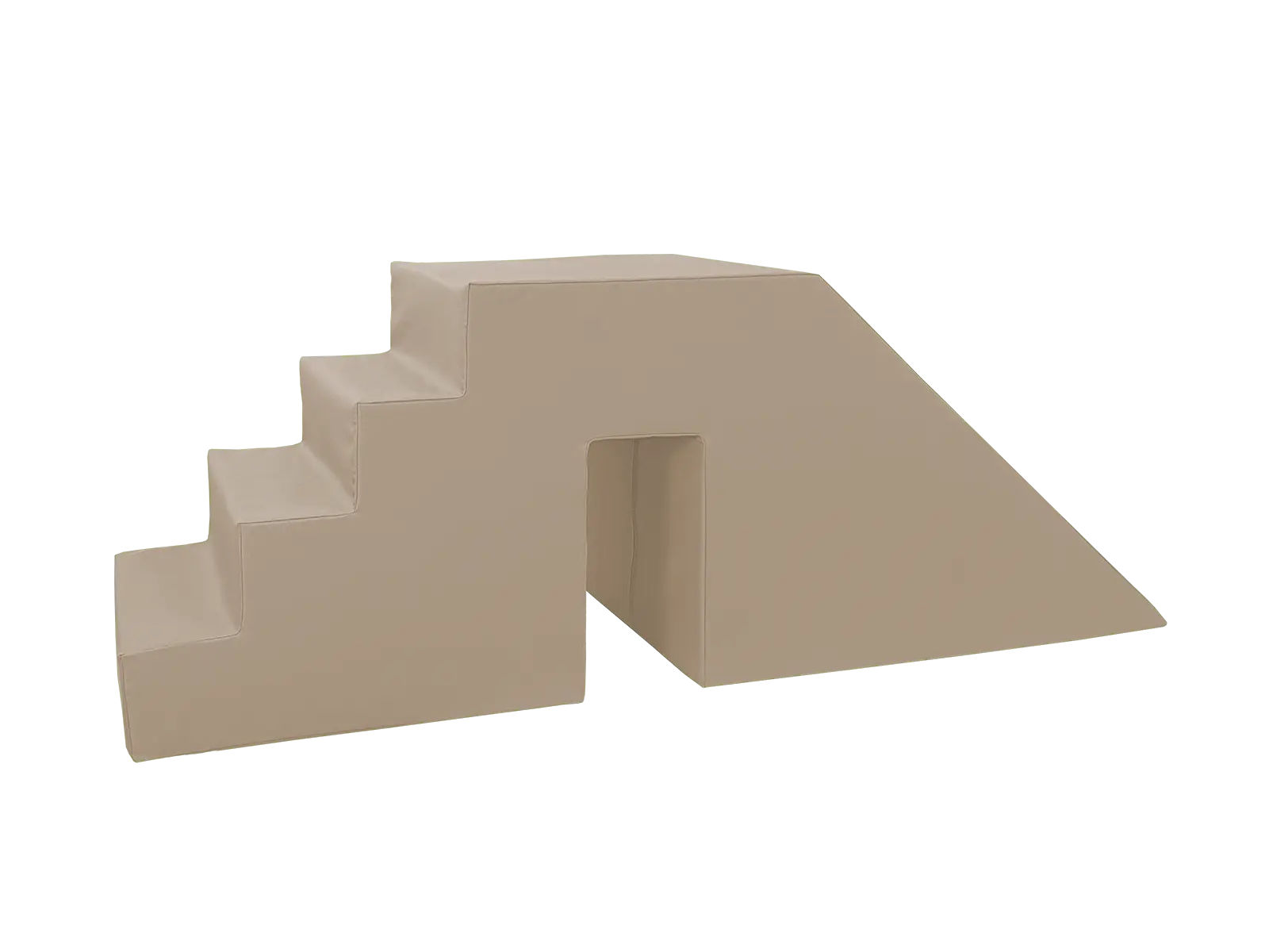 Steps with Slide for Ball Pits – 45 cm Height, Eco-Leather