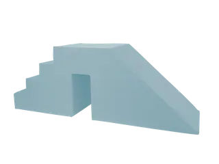 Steps with Slide for Ball...