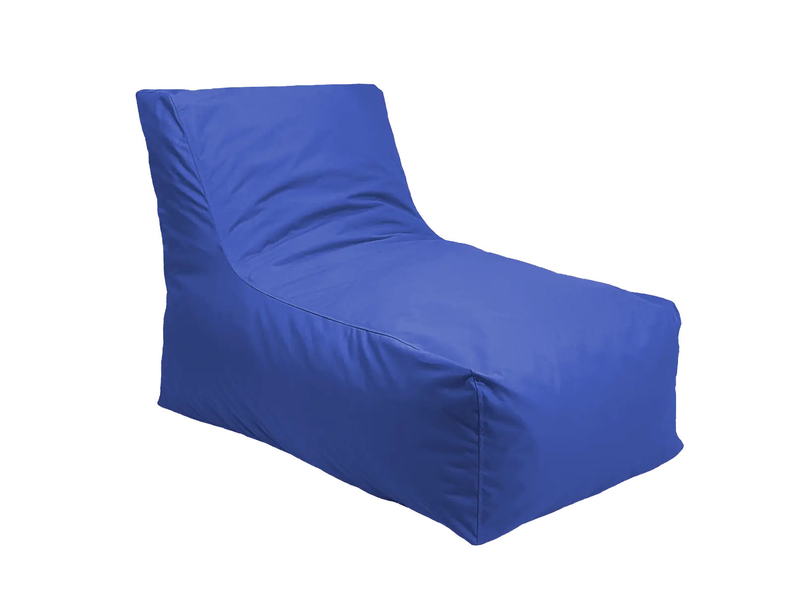 Long Pouf with Backrest