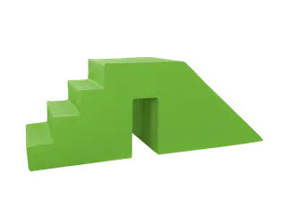 Steps with Slide for Ball...