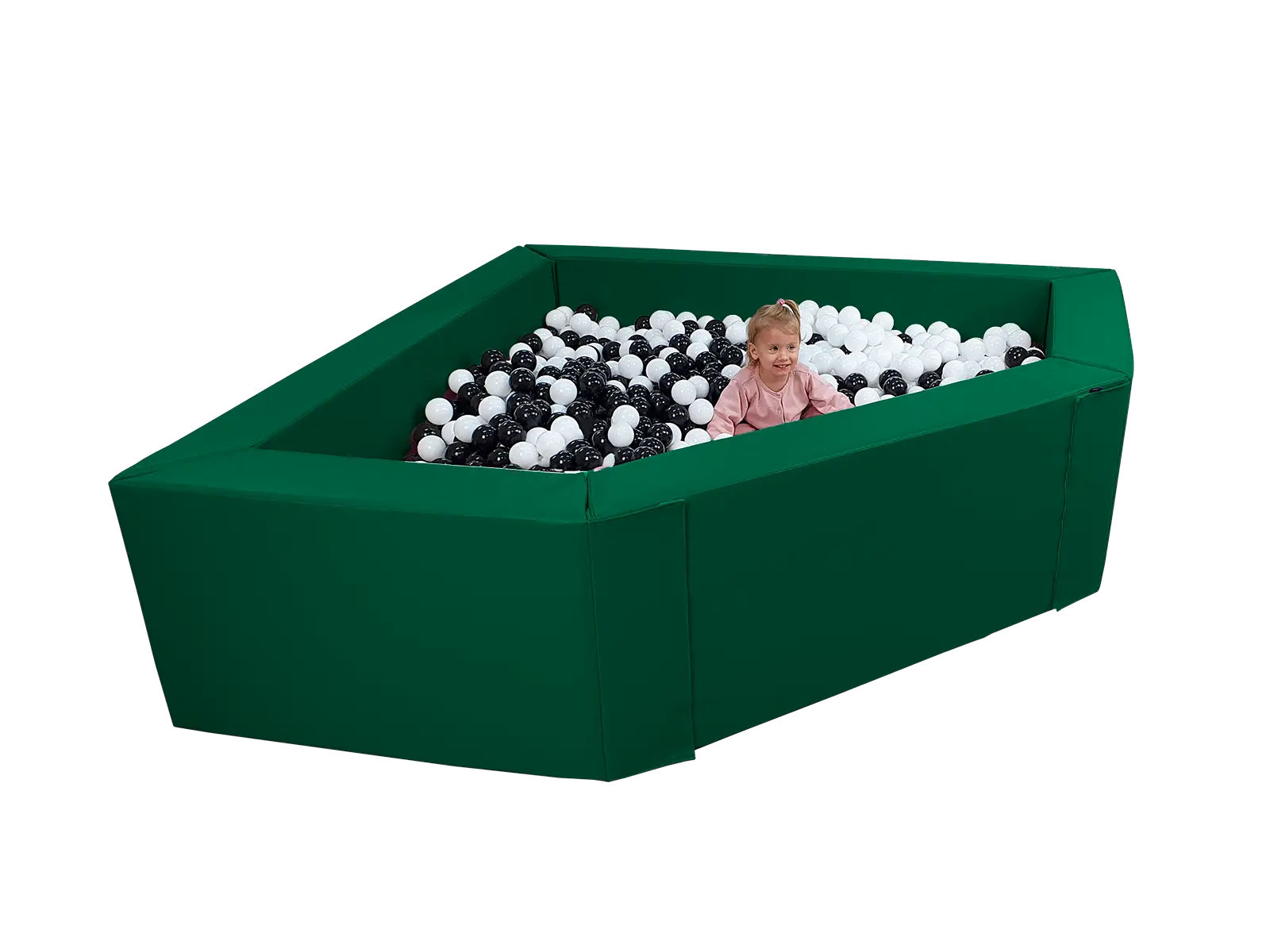 Corner Ball Pit – 2x2 m, Height: 60 cm, Cordura incl. balls