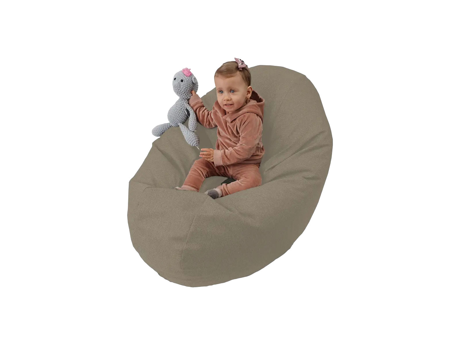 Oval Pouf Amore