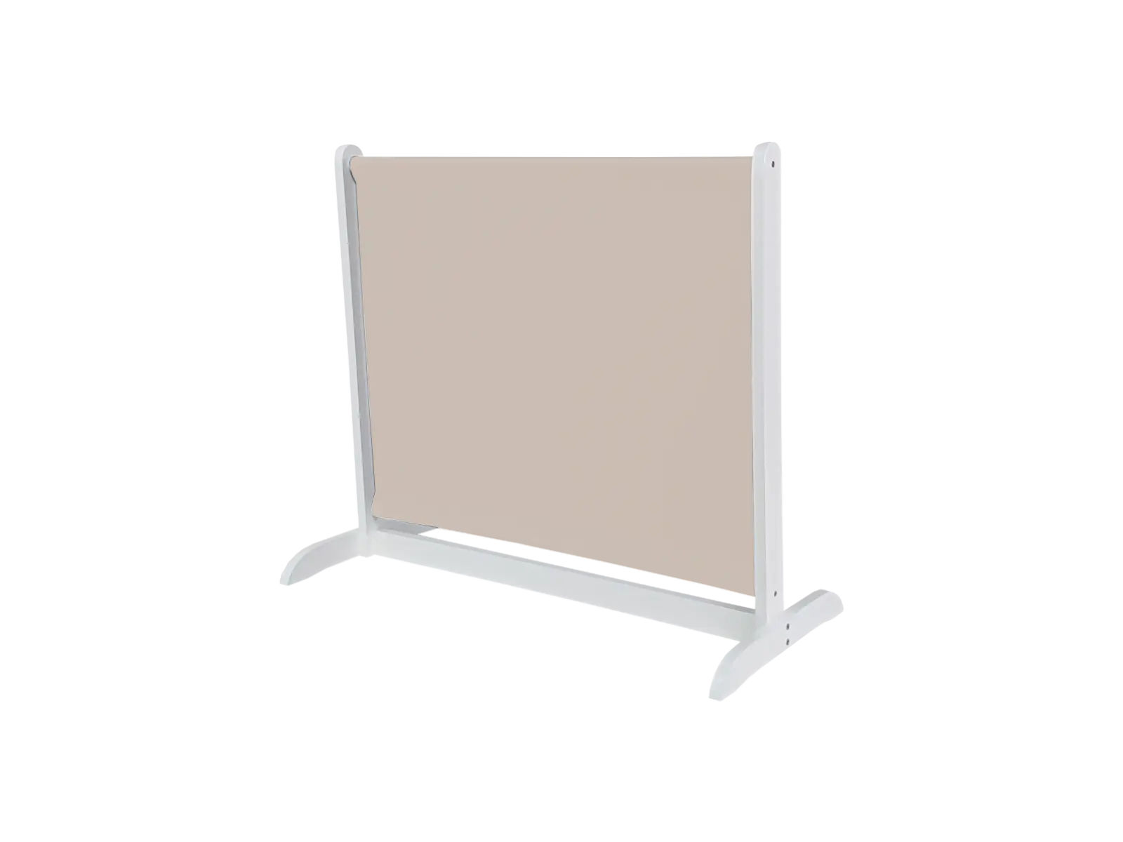 Room Divider – White Wood – Low