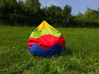 Multicolour Bean Bag - Small