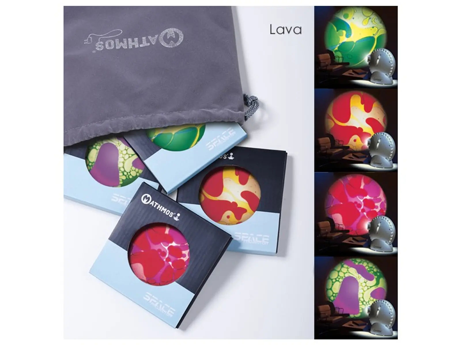 Zestaw tarcz "LAVA PACK" do projektora MATHMOS