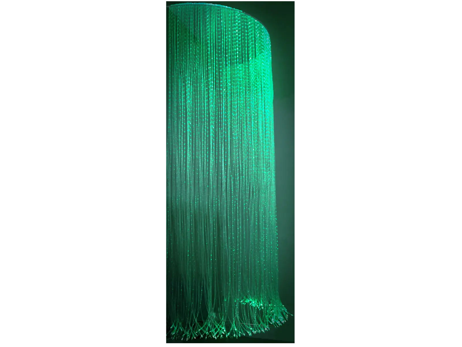 Baldachim światłowodowy - półkole 130x65 cm